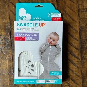 Love to Dream Swaddle Up Silky-Lux Lite in Gray